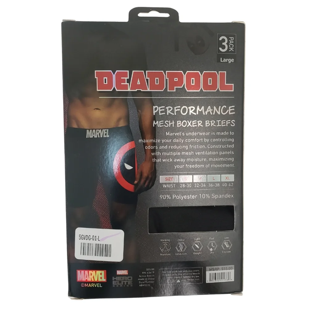 Marvel men deadpool performance